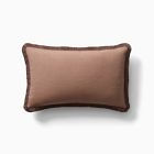 TENCEL&#8482; Linen Fringe Pillow Cover