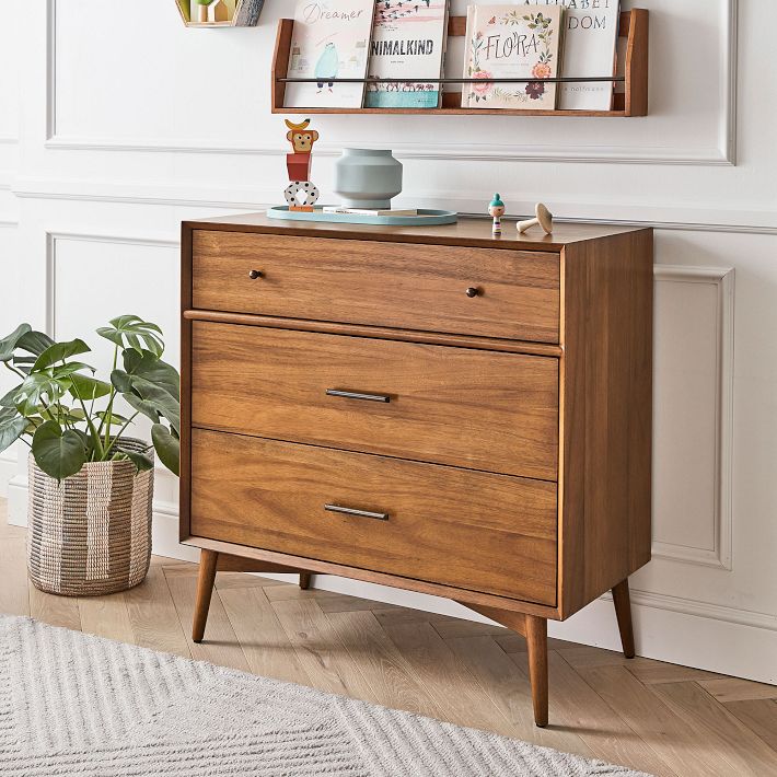 Kids Mid-Century 3-Drawer Dresser (36&quot;)