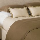 TENCEL&#8482; Linen Fringe Pillow Cover