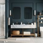 Weston Fluted Glass Indoor/Outdoor Sconce (16&quot;)