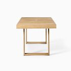 Portside Outdoor Dining Table (76.5&quot;&ndash;96&quot;) &amp; Porto Side Dining Chairs Set