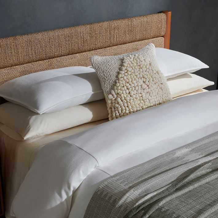 Jersey Ribbed Duvet Cover &amp; Shams