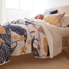 Poppy Floral Stitch Quilt &amp; Shams