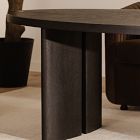 Anatola Solid Oak Oval Dining Table (86&quot;)