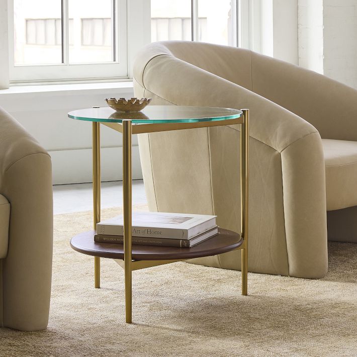 Mid-Century Art Display Side Table (20&quot;)