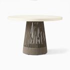 Porto Pedestal Concrete Outdoor Dining Table (32"–44")