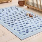 Kids Washable Flower Garden Rug