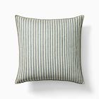 Striped Crewel Pillow Cover &amp; Throw Set
