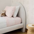 Elora Arched Upholstered Bed w/ Trundle