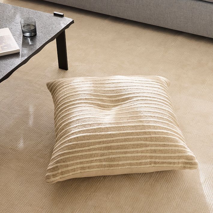 Tufted Lines Floor Pillow