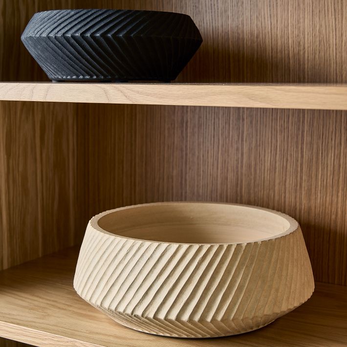 Open Box: Asher Ceramic Bowl, Large - Ivory
