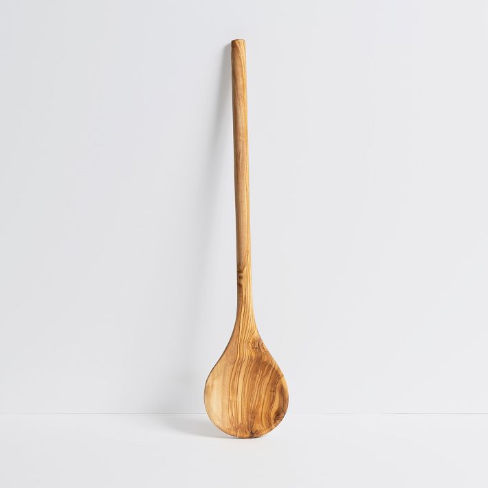 Gharyan Olive Wood Round Cooking Spoon