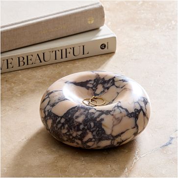 Marble Donut Trinket Tray