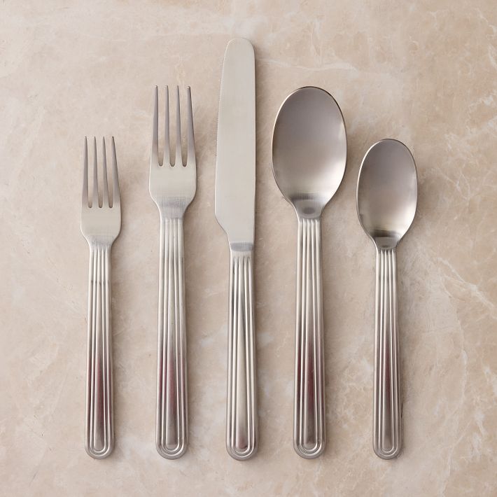 Grooved Flatware Set