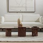 Lynae Marble Nesting Coffee Tables (20&quot;&ndash;24&quot;)