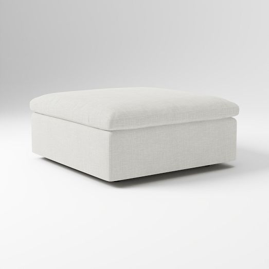 Emmett Rectangle Ottoman | West Elm