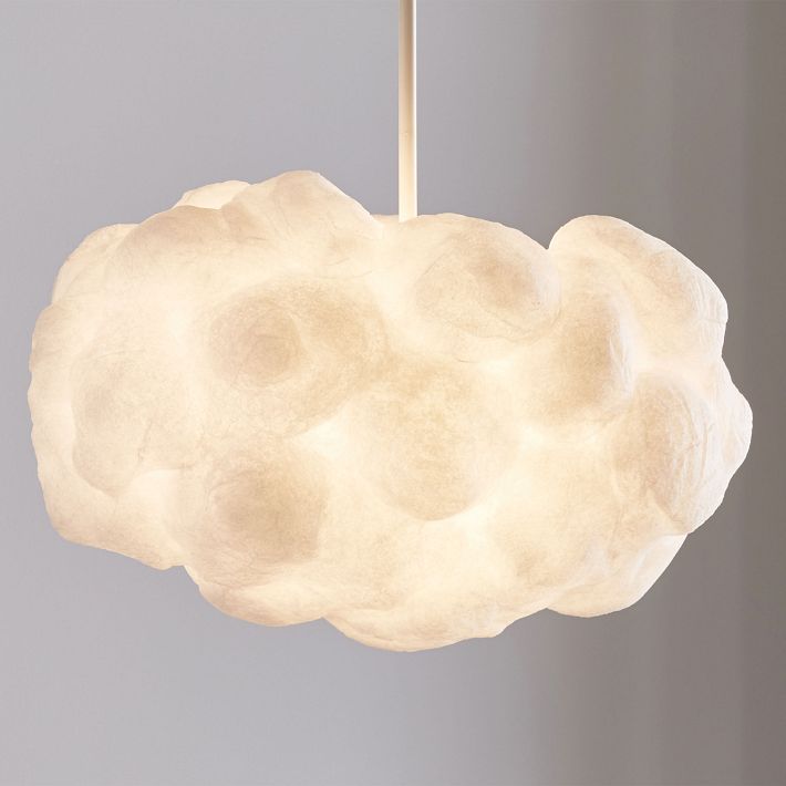Fluffy Cloud Pendant (22&quot;)