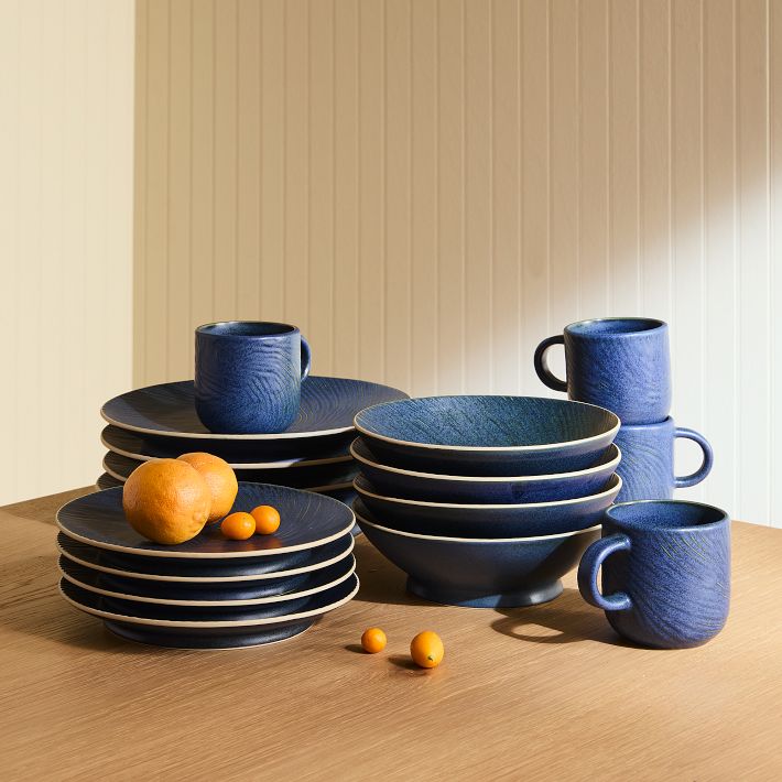 Marcus Samuelsson Carved Pattern Dinnerware (Set of 16)