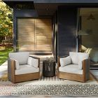 Porto Outdoor Swivel Chairs &amp; Side Table Set