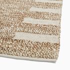 Side Stripe Jute Rug