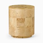 Volume Round Side Table (16.5&quot;) - Burl