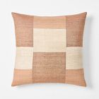 Tonal Silk Patchwork Pillow Cover