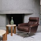 Travertine Side Table (22.75&quot;)