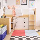 Ziggy Low Loft Bed w/ Desk &amp; Dresser