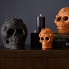 Terracotta Halloween Skull Objects