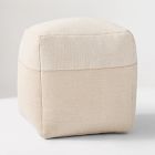 Cotton Canvas Pouf