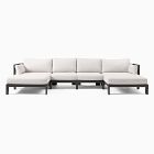 Caldera Aluminum Outdoor 4-Piece U-Shaped Sectional (137&quot;)
