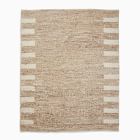 Side Stripe Jute Rug