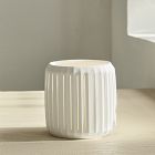 Slatted Porcelain Hurricanes