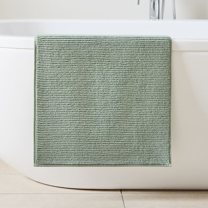 Looped Bath Mat (Eucalyptus Color)