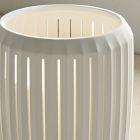 Slatted Porcelain Hurricanes