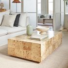 Volume Burl Coffee Table (50&quot;) 