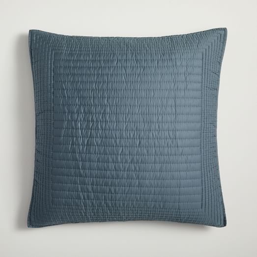 Silky TENCEL™ Pick Stitch Shams - Terracotta