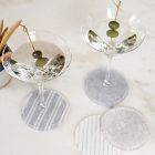 Proper Table Eliot Ticking Stripe Coaster (Set of 4)