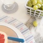 Proper Table James Vintage Floral Stripe Placemat
