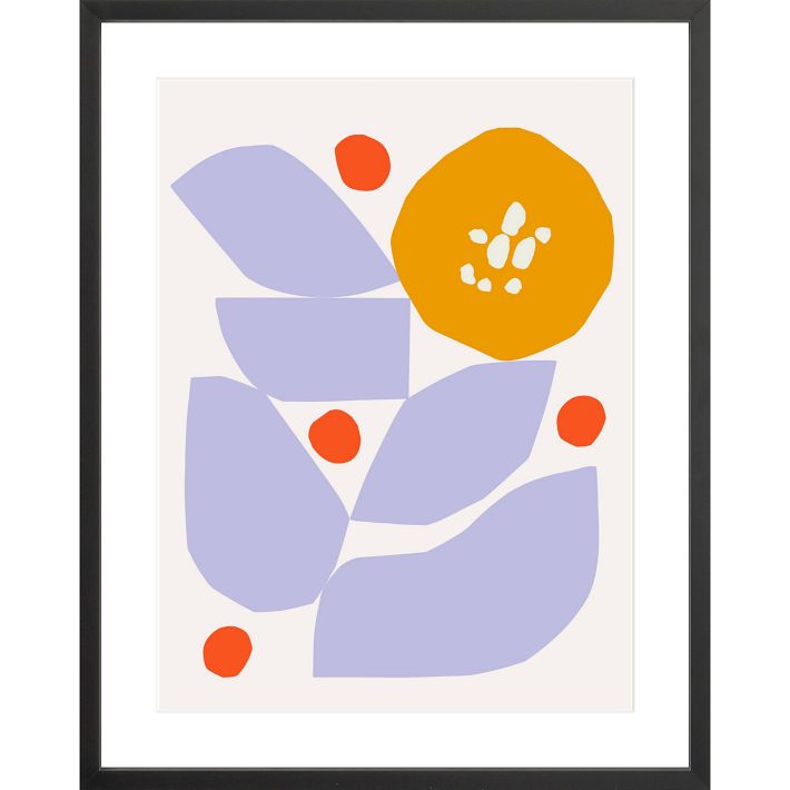 Abstract Floral Framed Wall Art by Ampersand Design Studio