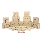 Everwood Friends Pointed Arch Building Block Set w/ Tray