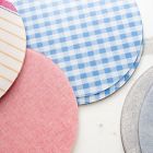 Proper Table Waller Chambray Placemat - Red