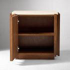 Louis Cast Stone Topped Nightstand (24&quot;)