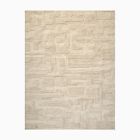 Rounded Shapes Shag Wool Rug