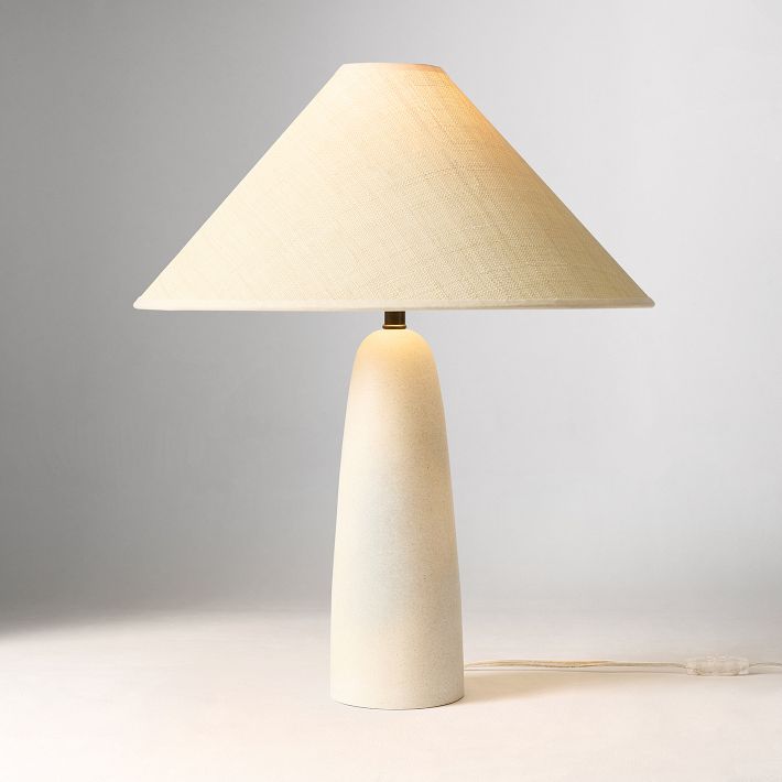 Louis Table Lamp (23") - Raffia in Natural