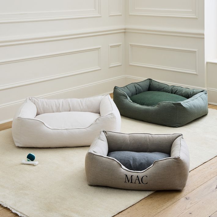 Sunbrella&#174; Indoor/Outdoor Wave Solid Pet Bed