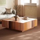 Zora Solid Mahogany Square Coffee Table (43&quot;)