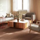 Zora Solid Mahogany Square Coffee Table (43&quot;)