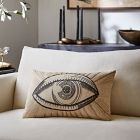 Embroidered Eye Pillow Cover