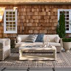 Dashed Stripe Outdoor Performance Rug